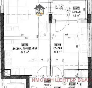 Снимка 2 — Двустаен апартамент в Малинова долина с тераса