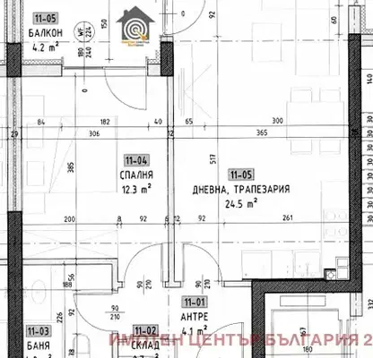 Photo 2 — Two-room apartment in Malinova dolina with terrace and parking