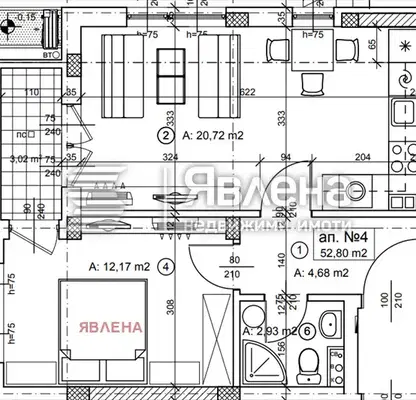 Снимка 2 — Двустаен апартамент в Малинова долина с тераса и гледка към Витоша