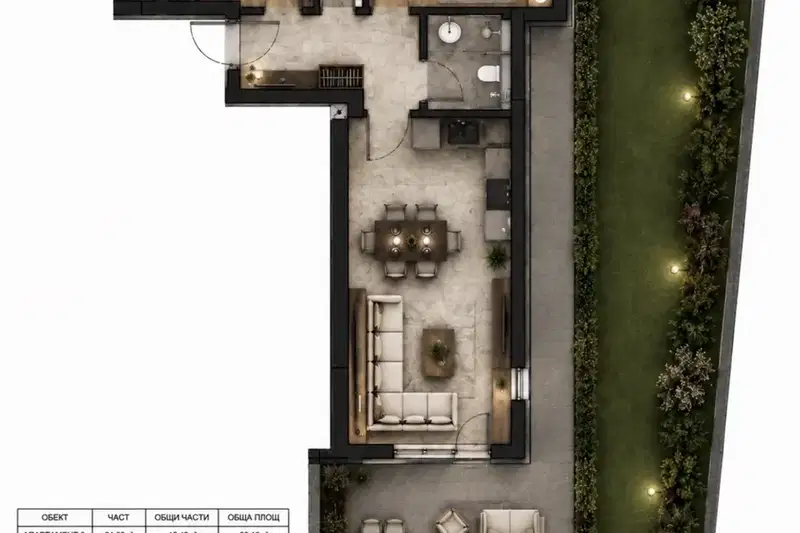 3-bedroom apartment in Sofia, Malinova Dolina