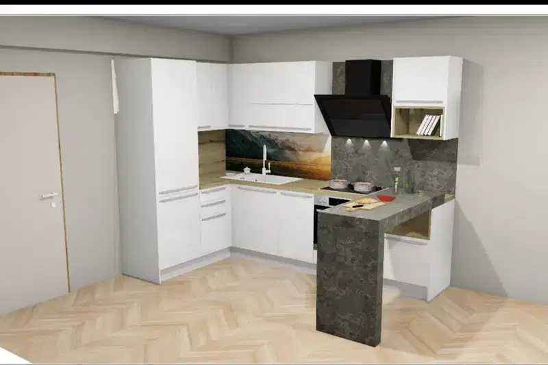 Two-room apartment in Manastirski Livadi with two balconies