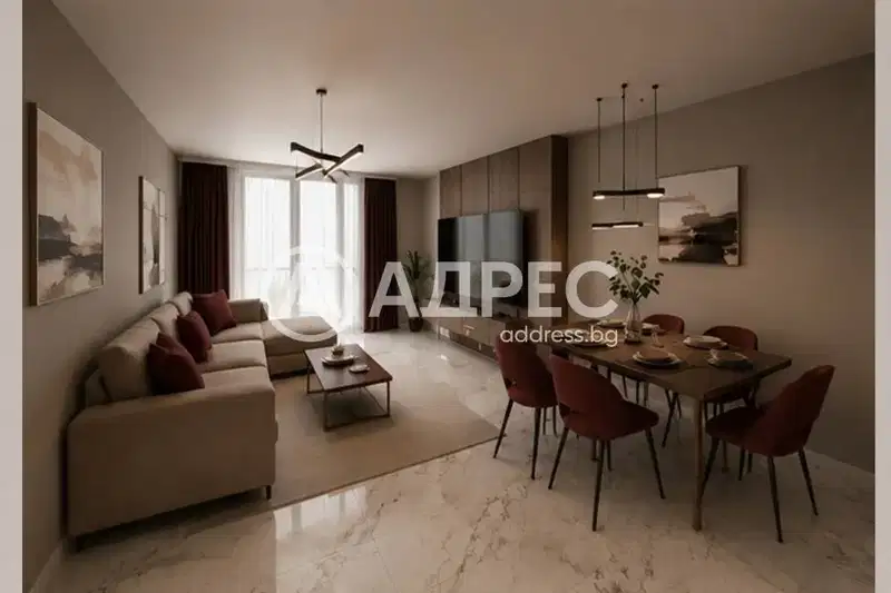 Spacious 2-room apartment in Manastirski Livadi with parking space