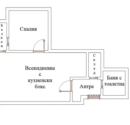 Photo 3 — Two-room apartment in Manastirski Livadi with balcony