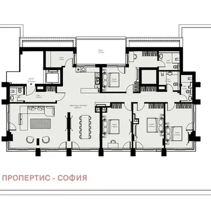 Снимка 2 — Четиристаен апартамент с гледка към планина в Манастирски ливади