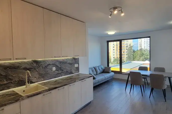 Two-room apartment in Manastirski Livadi with terrace