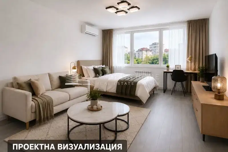Гарсониера в Младост 2 с отделна кухня и мазе