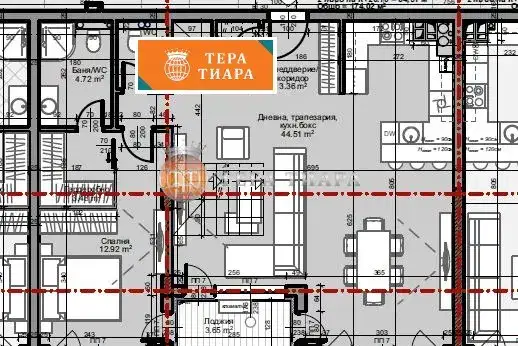 4-bedroom apartment in Sofia, Mladost 4