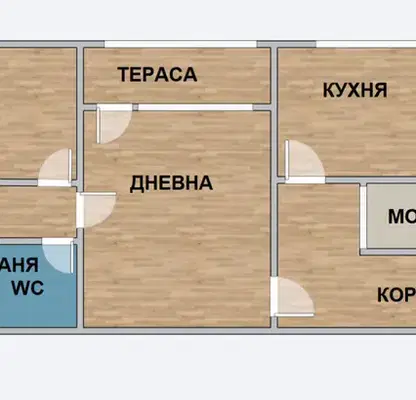 Снимка 2 — Тристаен апартамент с южно изложение в Надежда 1, София