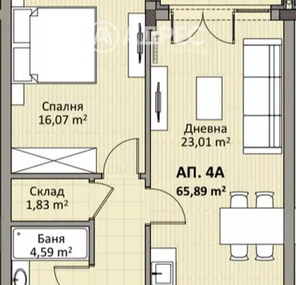 Photo 4 — 2-bedroom apartment in Sofia, Nadejda 2