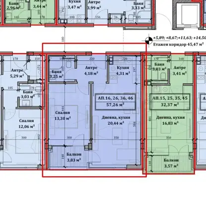 Photo 2 — 2-bedroom apartment in Sofia, Obelya 1