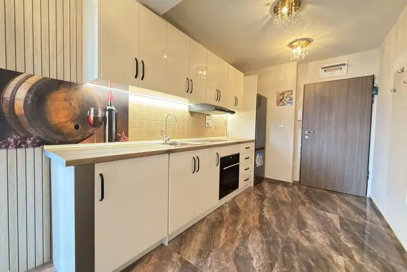Two-room apartment with three terraces in Obelya 1, Sofia