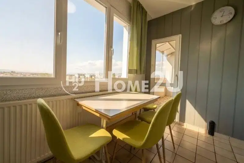 Two-room apartment in Obelya 1 with two balconies on the top floor