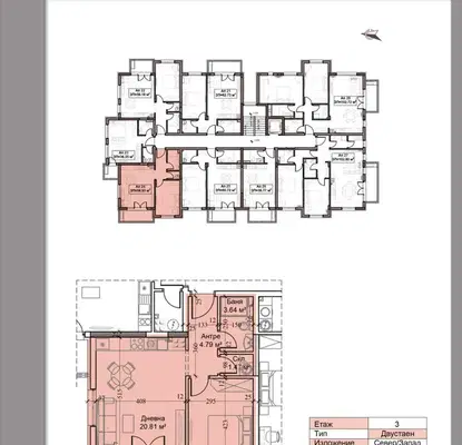 Photo 3 — 2-bedroom apartment in Sofia, Obelya