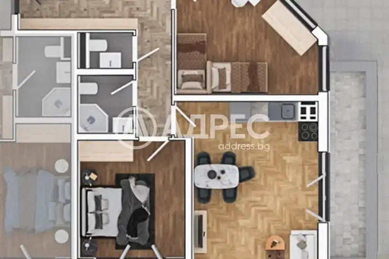 3-bedroom apartment in Sofia, Ovcha Kupel 1