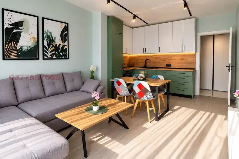 Two-room apartment in Ovcha kupel with terrace, new-build
