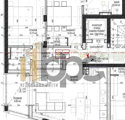 Снимка 4 — 3-стаен апартамент в Овча купел с югозападно изложение