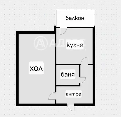 Снимка 4 — Едностаен апартамент в Разсадника, София, с асансьор