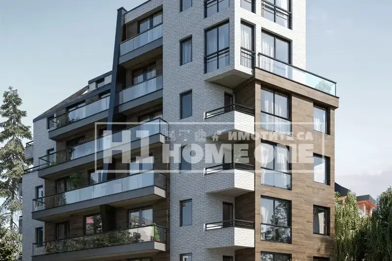 Three-room apartment with two terraces in Reduta district, Sofia