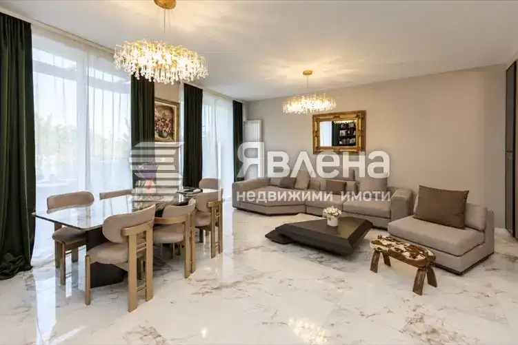 Three-room apartment with yard and terrace in Simeonovo, Sofia