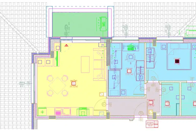 3-bedroom apartment in Sofia, Suhodol