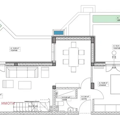 Photo 3 — Spacious 4-room maisonette with view of Vitosha in Sofia, Vitosha