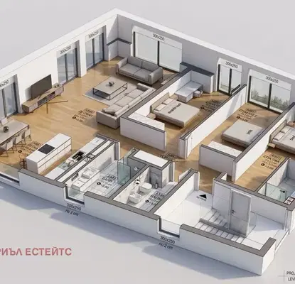 Photo 3 — Spacious 4-room apartment in Malinova dolina with parking space