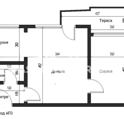 Photo 2 — Two-room apartment with glazed terrace in Zapaden Park, Sofia