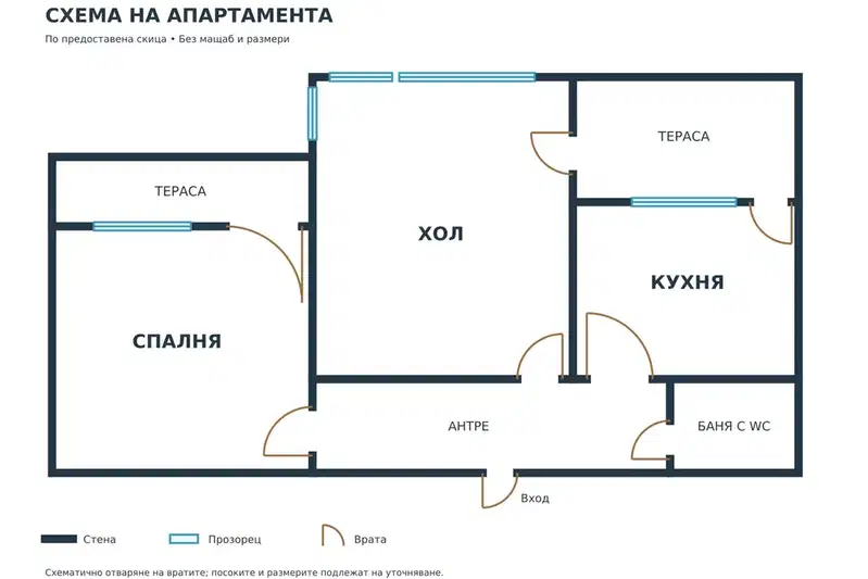 3-bedroom apartment in Sofia, Zona B-18