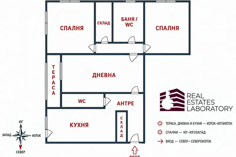 3-bedroom apartment in Sofia, Zona B-19