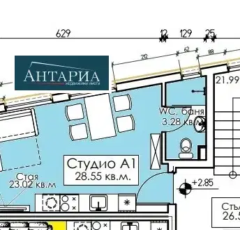 Снимка 5 — Студио апартамент в Созопол, м. Мисаря с двор
