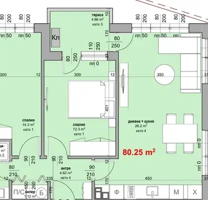 Photo 2 — 3-bedroom apartment in Stara Zagora, Jeleznik - Iztok