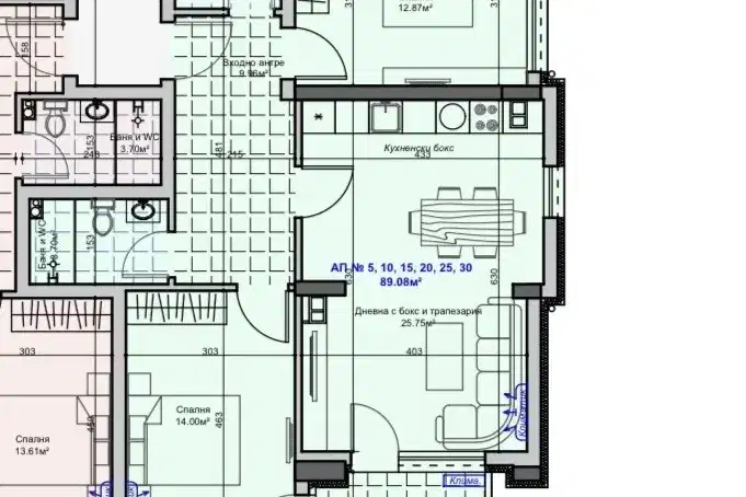 3-bedroom apartment in Stara Zagora, Samara 1