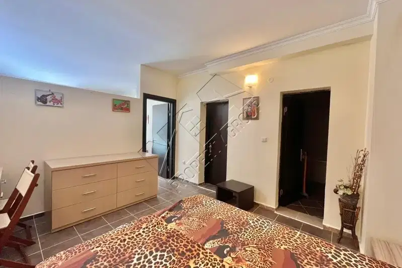 Spacious one-room studio in Sveti Vlas with veranda