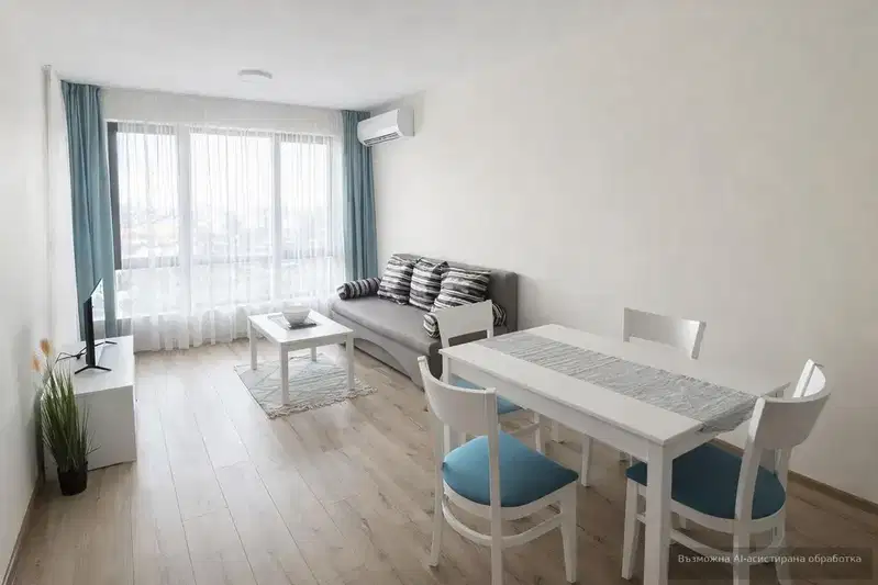 Two-room apartment in Asparuhovo, Varna with parking space