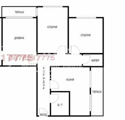 Photo 2 — 4-room apartment with panoramic view in Avtogara, Varna