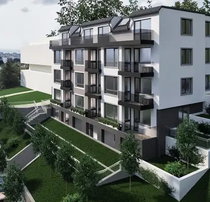 Снимка 3 — Двустаен апартамент с морска панорама в Бриз, Варна