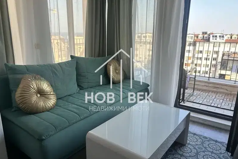 Two-room apartment with terrace in Briz district, Varna