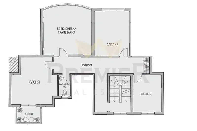 4-room apartment in Center, Varna with balcony and basement