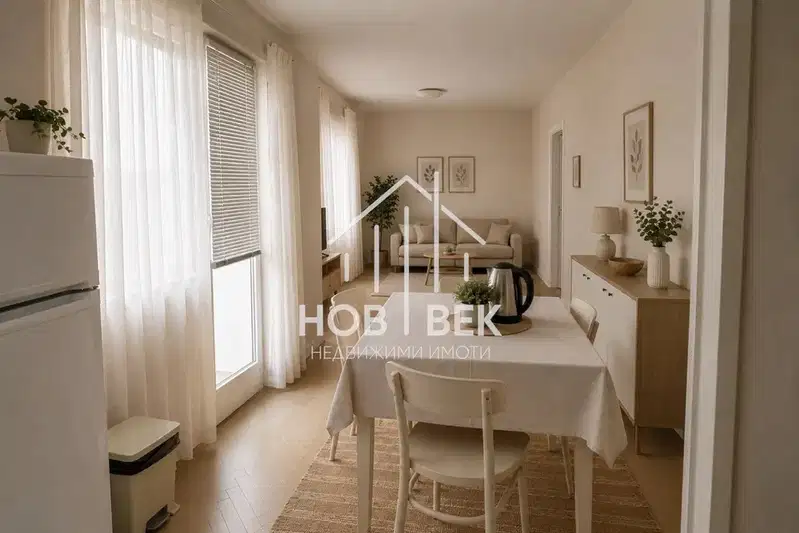 Three-room apartment with three terraces in Chaika, Varna