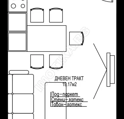 Photo 3 — One-room apartment in Izgrev, Varna with terrace and parking space