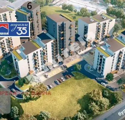 Снимка 2 — Двустаен апартамент в Кайсиева градина, Варна с балкон