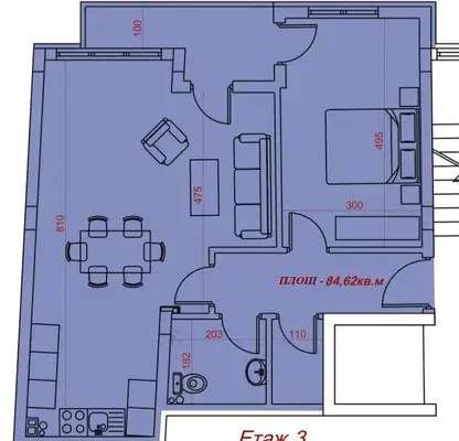 Photo 2 — Two-room apartment with terrace in Kolhozen pazar, Varna