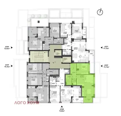 Снимка 3 — Двустаен апартамент в Левски, Варна с паркомясто