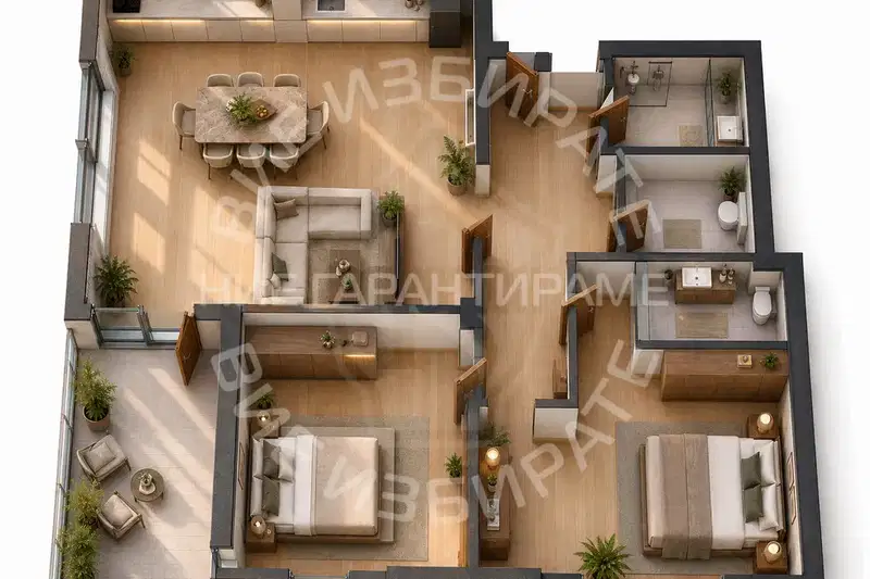 3-bedroom apartment in Varna, Levski 1
