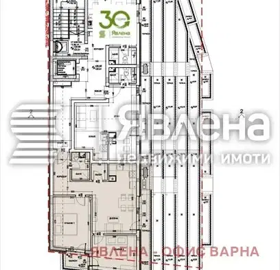 Снимка 4 — Тристаен апартамент с тераса в Левски 1, Варна