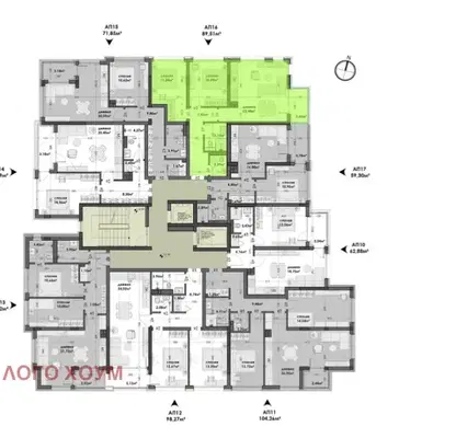 Снимка 3 — 3-стаен апартамент в Левски, Варна с паркомясто