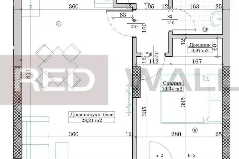 2-bedroom apartment in Varna, Levski 2