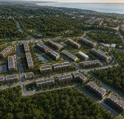 Снимка 2 — Двустаен апартамент в м-т Горна Трака с морска панорама
