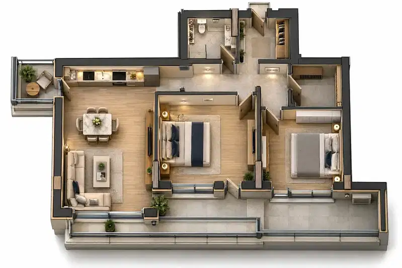 3-bedroom apartment in Varna, Mladost 1