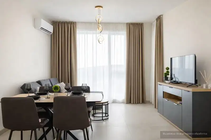 Two-room apartment in Mladost 2, Varna on a middle floor